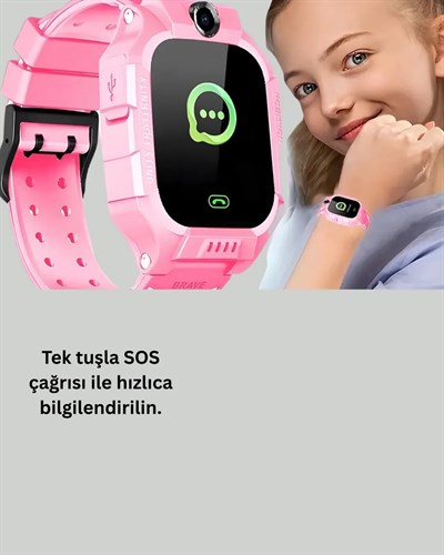 S10 Çocuk Akıllı Saati Konum Geçmişi ve Alarm Fonksiyonlu