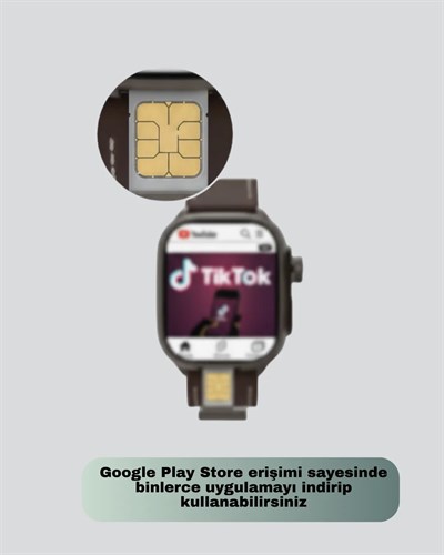 SIM Kartlı Akıllı Saat GPS WiFi Bluetooth Destekli