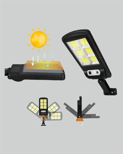 STL616 SENSÖRLÜ SOLAR SOKAK LAMBASI