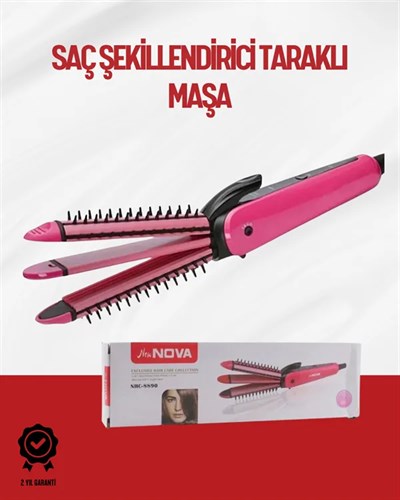 Saçı Sabitleyen Çok Fonksiyonlu Saç Maşası