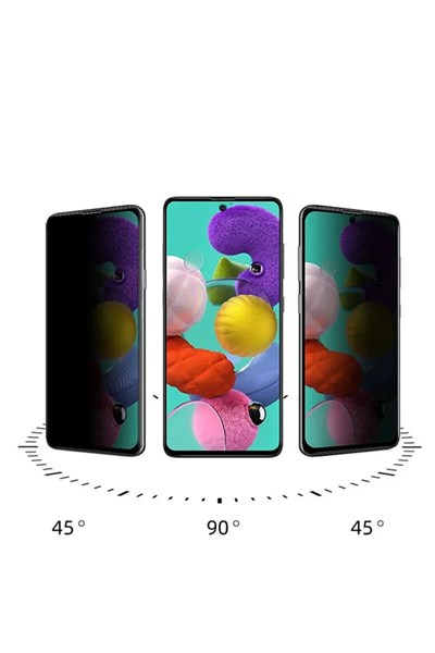 Samsung A73 Uyumlu Hayalet Ekran Gizli Tam Kaplayan Kırılmaz Cam Seramik Ekran Koruyucu Film