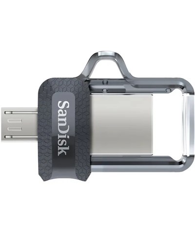 SanDisk Ultra Dual Drive m3.0 256GB Grey & Silver