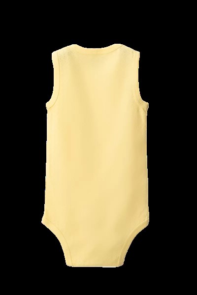 Sarı Askılı Body Zıbın 2-7 YAŞ Çocuklar İçin (1 ADET) Alttan Çıtçıtlı Özel Gereksinimli-D