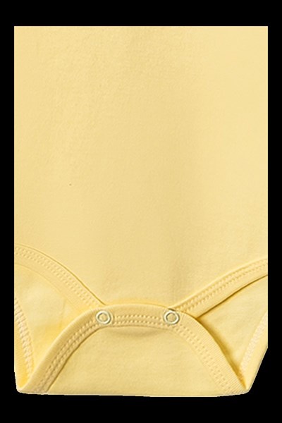 Sarı Askılı Body Zıbın 7-12 YAŞ Çocuklar İçin (5 ADET) Alttan Çıtçıtlı Özel Gereksinimli