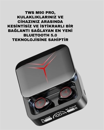 Şarj Kutulu Bluetooth 5.3 Kulaklık – Hızlı Eşleşme ve Net Görüşme Kalitesi