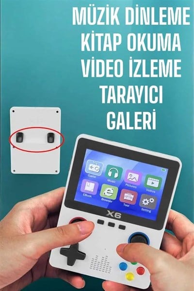 Şarjlı El Atarisi 3.5 İnç Ekran Kitap Okuma, Müzik Dinleme Ve Video İzleme