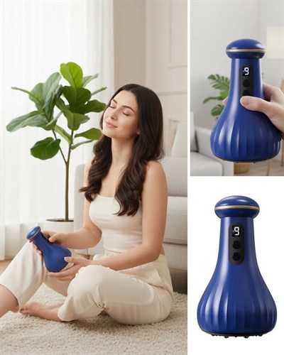 Şarjlı Masaj Cihazı Baş Boyun Omuz Kullanımına Uygun