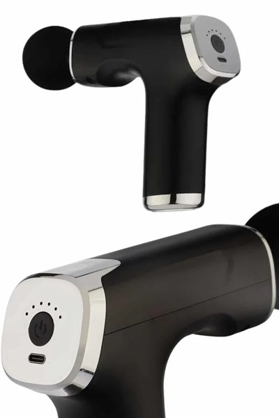 Şarjlı Masaj Tabancası 4 Başlıklı Mini Masaj Tabancası ve Masaj Aleti