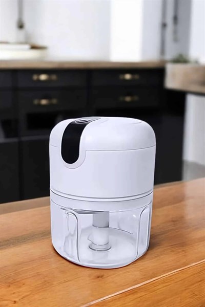 Şarjlı Mini El Rondosu Doğrayıcı Taşınabilir 250 ml Çelik Bıçaklı
