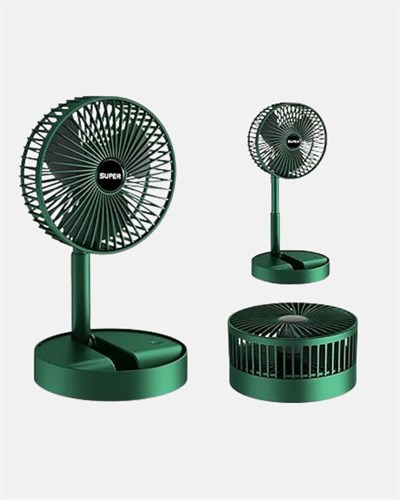 Şarjlı Mini Fan Katlanabilir 3 Hız Ayarlı Taşınabilir Tasarımlı