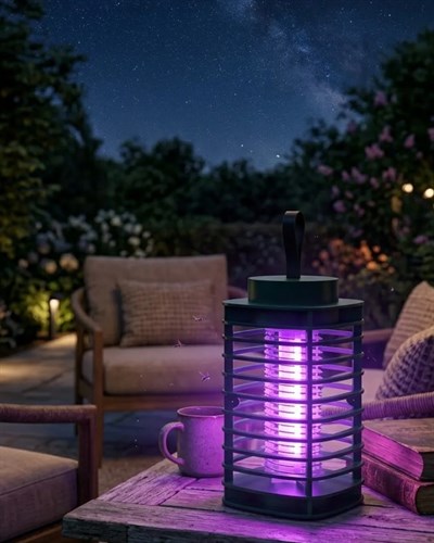 Şarjlı Sivrisinek Öldürücü Lamba Taşınabilir Sessiz ve Güvenli Tasarım