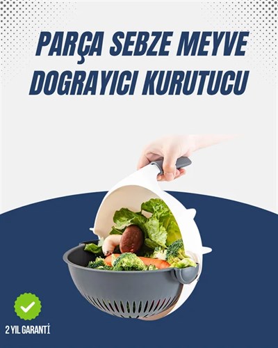 Sebze Doğrama ve Rendeleme İçin Pratik Mutfak Aparatı