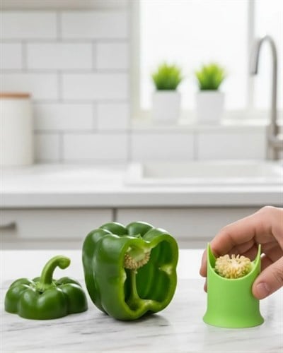 Sebze İç Temizleyici Pratik Biber ve Kabak Çekirdek Çıkarıcı