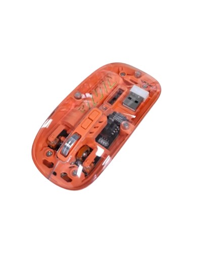 Şeffaf Kablosuz Mouse Bluetooth Bağlantılı Sessiz Tıklama