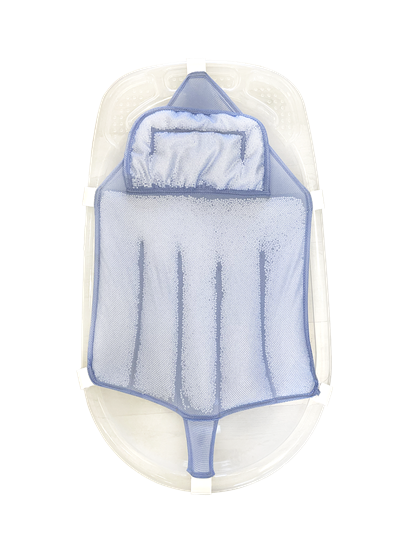 Sema Baby Köpüklü Kafa Destekli Bebek Banyo Filesi - Mavi