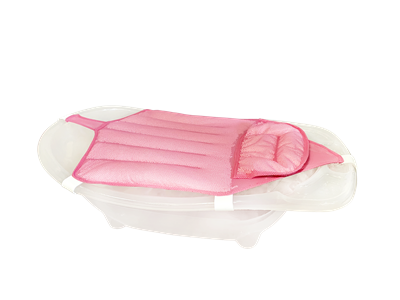 Sema Baby Köpüklü Kafa Destekli Bebek Banyo Filesi - Pembe