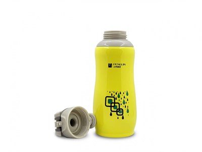 Sema Baby Penguen Kilitli Paslanmaz Çelik Bebek Termosu 600 Ml - Sarı