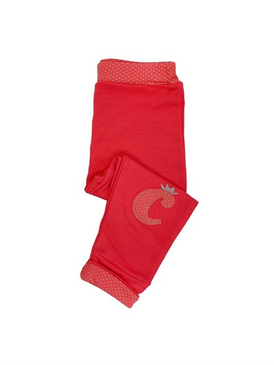 Sema Baby Puantiyeli Elbise 2li Takım 12 Ay  - Nar Çiçeği