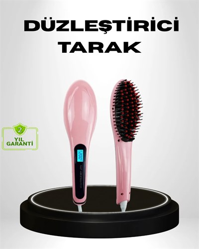 Seramik Plakalı Elektrikli Saç Düzleştirici – Hızlı Isınma, Uzun Kablo, 25W–39W Güç