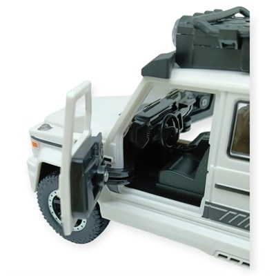 Sesli Işıklı Metal Off- Road Araba 16 cm