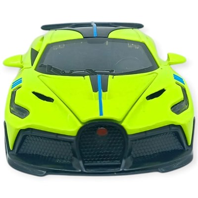 Sesli Işıklı Spor Araba 15 cm - 3241D- Yeşil