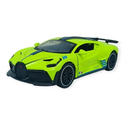 Sesli Işıklı Spor Araba 15 cm - 3241D- Yeşil