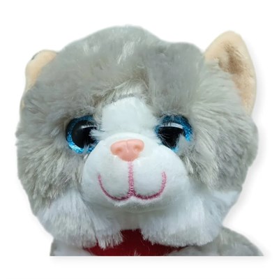 Sesli Peluş Kedi 25 cm
