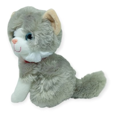 Sesli Peluş Kedi 25 cm