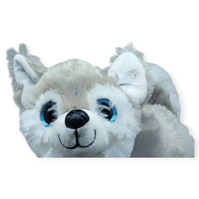 Sesli Peluş Yatan Köpek 25 cm