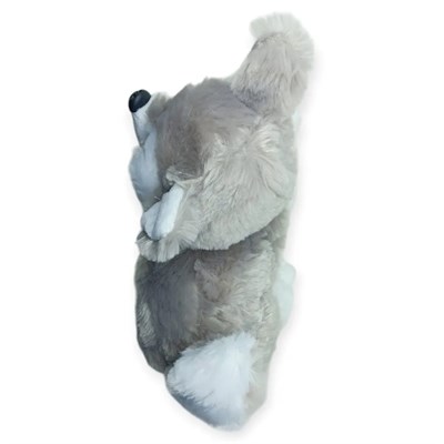 Sesli Peluş Yatan Köpek 25 cm