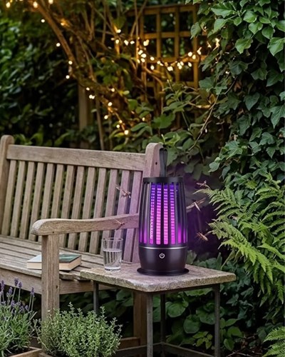 Sessiz Elektrikli Sivrisinek Tuzak Lamba UV Işıklı Gece Lambası Geniş Alan Koruma