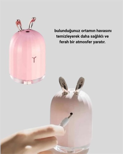 Sessiz Ultrasonik Hava Nemlendirici – Su Bazlı Buhar Difüzör