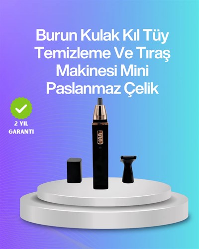 Sessiz çalışan tüy düzeltici burun ve kulak makinesi