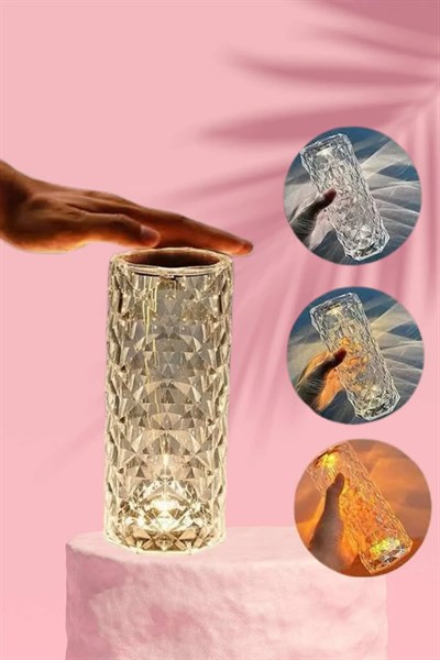 Sevgililer Gününe Özel Romantik Kristal Gece Lambası Sevgiliye Hediye