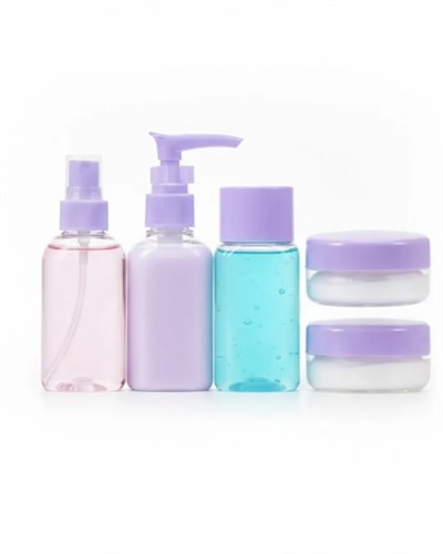 Seyahat İçin 5’li Şeffaf Kozmetik Şişe Seti 30 ml