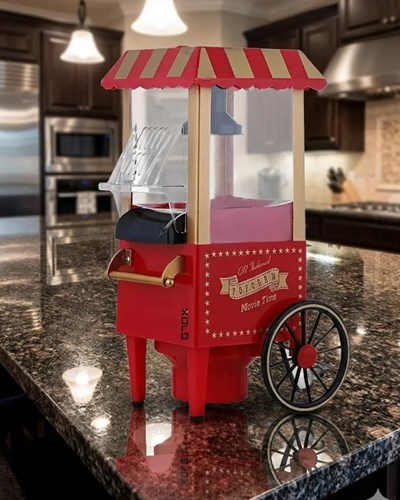 Sıcak Hava Teknolojili Yapışmaz Popcorn Makinesi