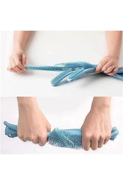 Silikon Bulaşık Yıkama Eldiveni Silikonlu Mutfak Eldiveni Temizlik Mutfak Eldiven