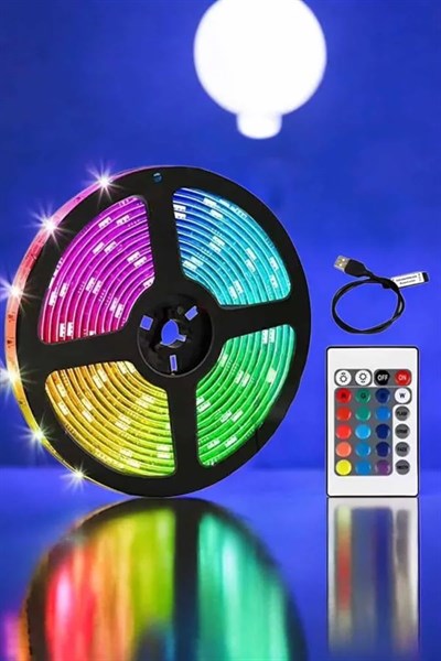 Smart Şerit Led TV Arkası Renkli Kumandalı 10 Metre