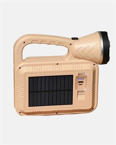 Solar Alev Işığı COB Teknolojili Taşınabilir El Feneri ve Kamp Lambası