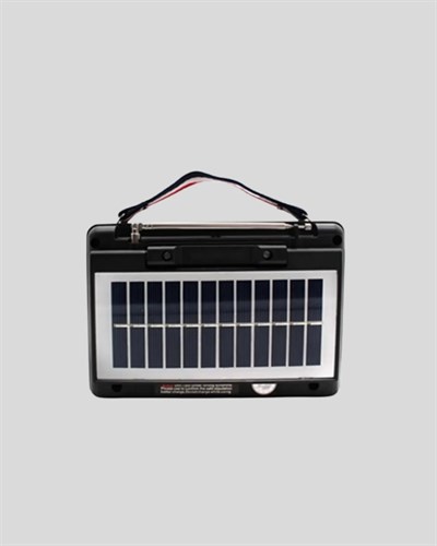 Solar Hoparlör Bluetooth FM AM SW Radyo Çok Fonksiyonlu Şarjlı
