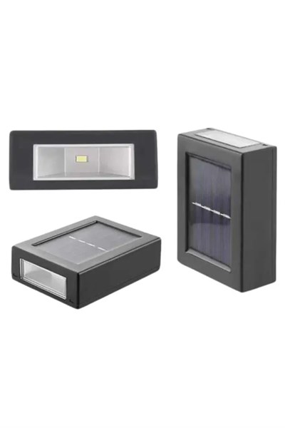 Solar Lamba Dekoratif Aplik Su Geçirmez Led Işıklı Duvar Lambası