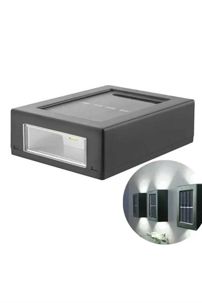 Solar Lamba Dekoratif Aplik Su Geçirmez Led Işıklı Duvar Lambası