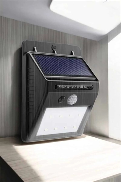 Solar Lamba Giriş, Bahçe Yol Avlu Hareket Sensörlü Led Parlak Gece Su Geçirmez