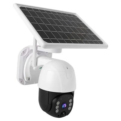 Solar Panelli Su Geçirmez Gece Görüş Destekli Kablosuz Bağlantılı Güvenlik Kamerası
