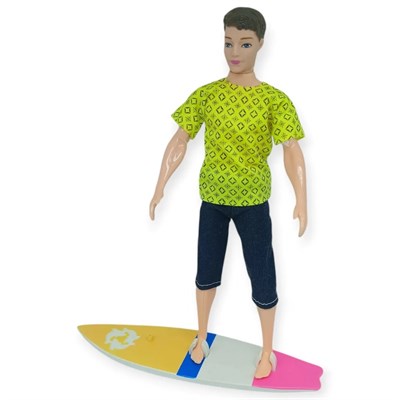 Sörfçü Bebek Sergio Sörf Tahtalı - Sarı