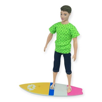 Sörfçü Bebek Sergio Sörf Tahtalı - Yeşil