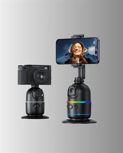 Sosyal Medya İçerikleri İçin Otomatik Yüz Takipli 360° Döner Gimbal Stand