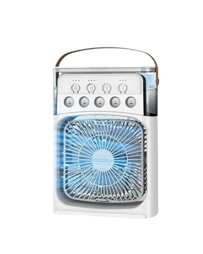 Spreyli Mini Masaüstü Fan | 500ML Su Hazneli, 3 Kademeli Soğutucu