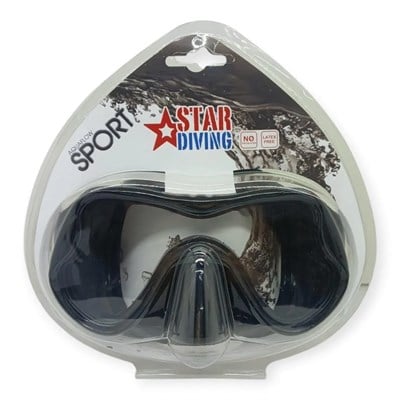 Star Diving Dalış Maskesi Yetişkin - 51704-SİYAH