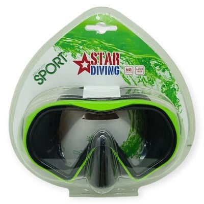 Star Diving Dalış Maskesi Yetişkin - 51702-YEŞİL